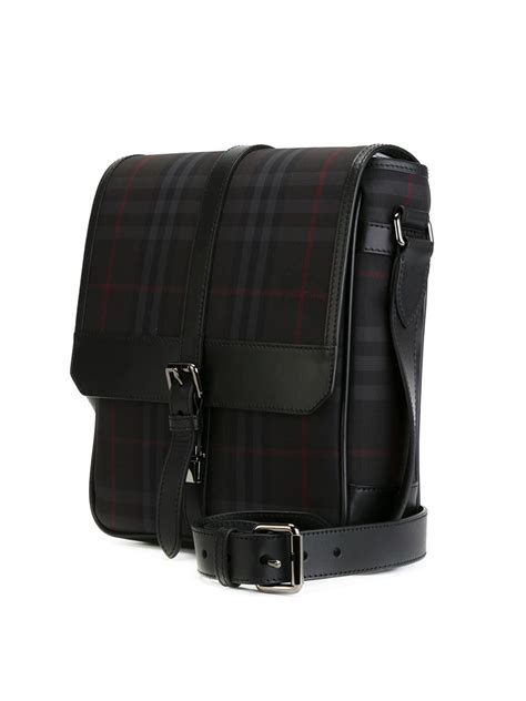 gray plaid burberry purse|Burberry men's bags.